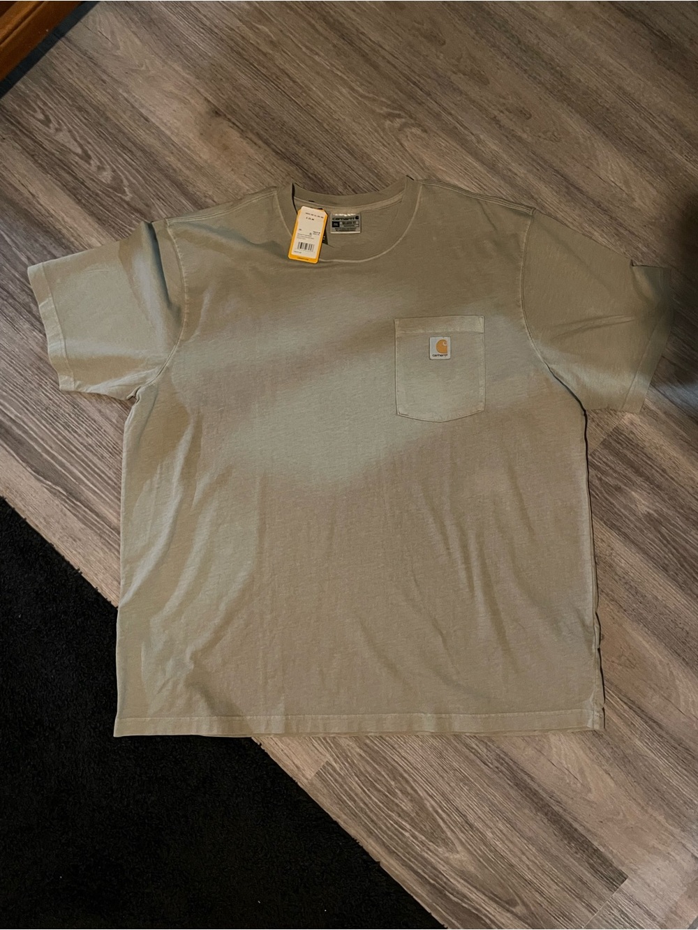 Carhartt Short Sleeve Pocket Tee in Olive Green